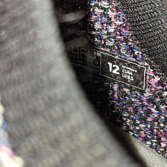 KURU STRIDE Slip On Shoe Sneaker -  Black Confetti Size 12 Womens - Picture 8 of 10